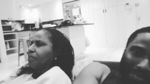 John David Washington Instagram - This woman is loyal and committed to her family.  loves hard... like really hard... like super hard whether u like it or not. #oldschool #reallove #NewtonNC