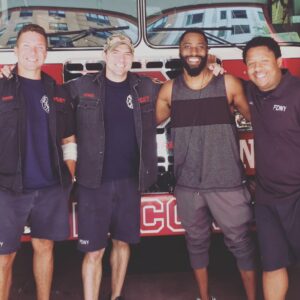 John David Washington Instagram - FDNY beautiful energy fellas!