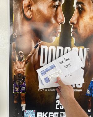 John Dodson Instagram - Tickets are in!  Tomorrow Tuesday the 12th we will be giving away our first set of BKFC tickets away to one lucky rewards member.  We will be giving them away to a random rewards member between 6pm and 7pm. Good luck and see you tomorrow!
