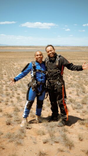 John Dodson Instagram - Dropping into the sky with a punch of adrenaline. Local BKFC fighters @johndodsonmma and @x.thuggybear.x are conquering the skies with an epic tandem skydive at Viva Skydive.
#skydivingadventure #skydive #adrenaline #bkfc #VivaSkydive