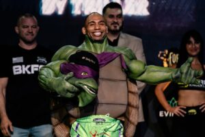 John Dodson Instagram - Who’s your favorite turtle #tmnt @onlyfans #athlete @bareknucklefc