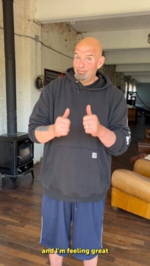 John Fetterman Instagram - Thought it was time to address the rumor: I do not have a body double.