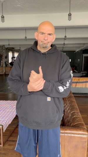 John Fetterman Instagram - Hey everyone 👋👋

@bobcaseyjr is officially running for re-election, and he needs your support to fight back against the Republicans.

Can you chip in a couple bucks to help keep him in the Senate?

https://secure.actblue.com/donate/casey-social-launch-partner?refcode=fetterman-casey-facebook-20230410-2