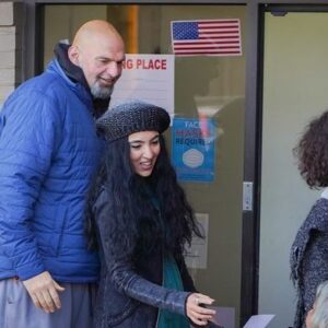 John Fetterman Instagram - Beautiful morning to participate in democracy   make your voice heard. 

Get out and vote, PA 🥰