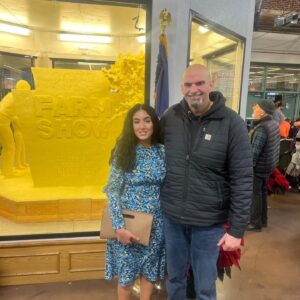 John Fetterman Instagram - Was an honor to attend opening day of the 107th annual PA Farm Show & the PennAg Dems Luncheon.

When I say "Every County, Every Vote," I mean it. 

I'll always show up for rural PA.