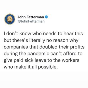 John Fetterman Instagram - Srsly tho