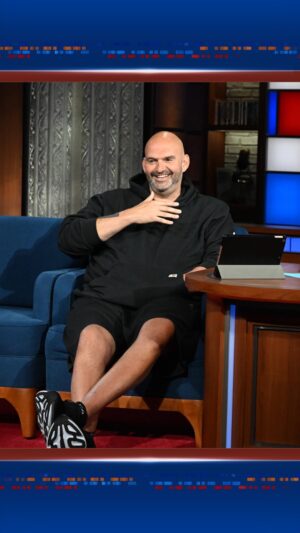 John Fetterman Instagram - Senator @JohnFetterman is known for his devastating memes and after tonight, maybe his one liners! 

#Colbert