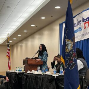 John Fetterman Instagram - So proud of @gfett for receiving the PennAg Dems' Jefferson award for public service at this year's farm show and luncheon 🎉

Gisele's Free Store has helped feed thousands of families in Braddock over the years