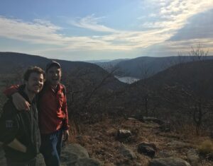 John Karna Instagram - Hey here’s a picture of me and my buddy Alex this was an important day for me! Go hiking with ur friends if you can but that’s just one suggestion for happiness luv y’all!!!!