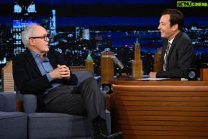 John Lithgow Instagram - So great to catch up with Jimmy 2 years after our lockdown Zoom @jimmyfallon 

📸: Todd Owyoung/NBC @toddowyoung