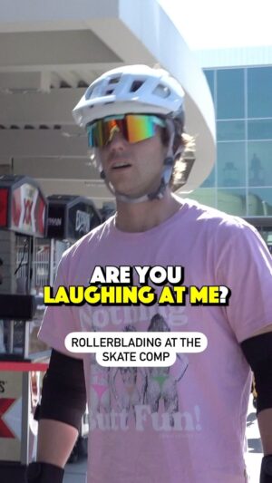 John Parr Instagram - We’re just trying to blade in peace. Full video on our YouTube! #rollerblade #skate 
.
Edited by @johnchigas