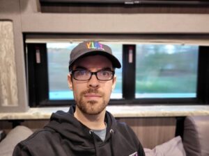 John Patrick "Jack" Douglass Instagram - Morning from my lil cave at the back of the tour bus! On our way to Durham, NC for tonight's show, charge your phones!