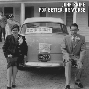 John Prine Instagram - John found the artwork for In Spite of Ourselves in a bookstore prior to knowing who the iconic photographer @elliotterwitt was, only to find out, John was mutually friends with the renowned photographer’s daughter. 

Years later, John used another photograph from the beloved photographer for the For Better or Worse artwork.

 “After I recorded the tracks, I went to the library and went to the photography section and started lookin' for pictures of couples, and I just grabbed a whole stack of 'em. I don't know one photographer from the other, by the way, but I love black and white photography and I saw an Elliot Erwitt book. And most of the things in the book, I noticed that it was always two people, so everything he was doin' was in couples. There was the back of two old cars leanin' in toward each other, that was originally gonna be the cover but then I found that one lookin' like they were applyin' for a marriage license and the old couple behind 'em.”

#JohnPrine #ElliottErwitt
