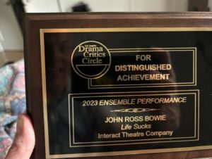 John Ross Bowie Instagram - Thanks, @ladramacritics !!! #lathtr #chekhov #comedyguysplayingVanya