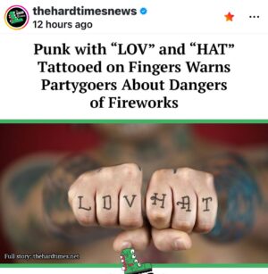 John Ross Bowie Instagram - Got a little too political, deleted it, and I’m now cleansing the pallet with this pretty brilliant post from @thehardtimesnews. Happy fourth!