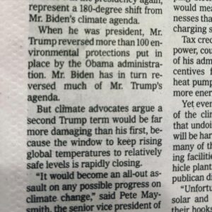 John Ross Bowie Instagram - I recognize that people are very, very sick of two-party politics, and I encourage voting for third parties in smaller races – state assembly. House of Representatives. Definitely city council. But this is the presidency we’re talking about, and while I share your frustrations with Joe Biden, a second Trump administration would be disastrous for the environment. If you care about climate change, do the right thing in November. 
If you don’t care about climate change, you don’t have to comment. I don’t mean to be rude, but I’m just not addressing you. 
Signed,
A shmuck who voted for Nader in 2000