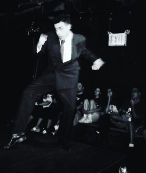 John Ross Bowie Instagram - Improvising at @ucbtny  around the turn of the century. I am enjoying myself more than the crowd is enjoying me. Also, it very much looks like I was in a ska band. #tbt photo by Jason Spiro