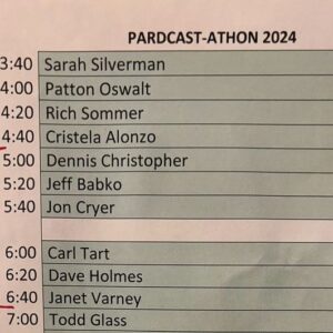 John Ross Bowie Instagram - As ever - a huge honor to be on the annual @nevernotfunny PARDCAST-A-THON benefitting the good people at @smiletrain . Such a fun evening.