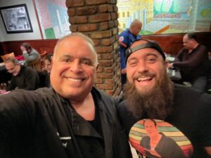 John Silver Instagram - Vito from the Sopranos cooked me dinner last night. (I’m not high/drunk here, my face just looks like that)
