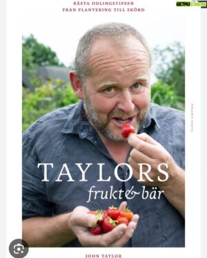 John Taylor Instagram - Är så glad för frukt och bär att jag skrev om bok om det! 😃👍🏽