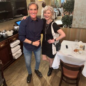 John Wesley Shipp Instagram - With my scrumptious friend & awesome colleague, @bethabroderick at @sarabethsnyc #centralparksouth #nyc yesterday - still smiling🌹♥️ #sabrinatheteenagewitch #classicmodel #bethabroderick #WitandWisdomfromaWomanofaCertainAge #theflash #teenwolf #rubyherringmysteries #dawsonscreek #johnwesleyshipp #lifetimemovies #hallmarkmovies