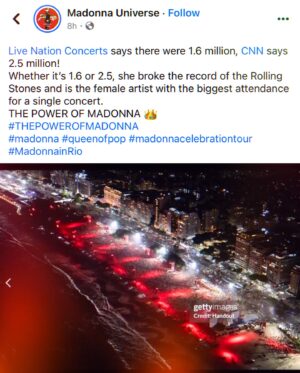 John Wesley Shipp Instagram - 🌟Truly triumphant curtain-call last night to the immensely successful #madonnacelebrationtour before an audience of over 2 million people celebrating 4 decades of laughter, tears and most of all love on the beach in beautiful #riodejaneiro - an icon takes a bow #madonna #madonnacelebrationtour2024 #riodejaneiro 🙏🏼♥️🥳