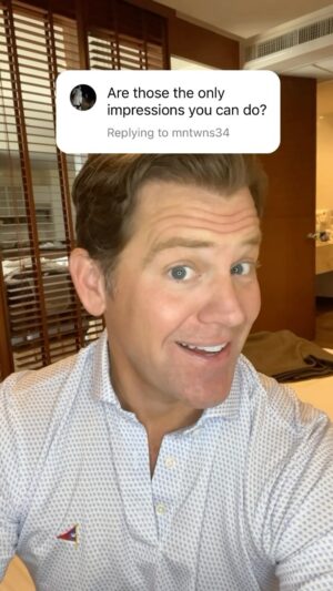 Johnno Wilson Instagram - I’m not known for my impressions.