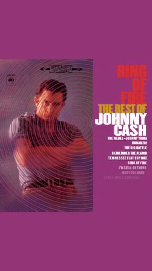 Johnny Cash Instagram - This month marks the 60th Anniversary of 'Ring Of Fire: The Best Of Johnny Cash.' This album captivated listeners with his dark and lonely sound. Honor the iconic troubadour by sharing your favorite tracks from the album in the comments below. 🎵