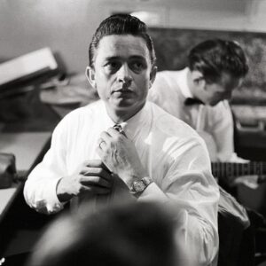 Johnny Cash Instagram - On this day in 1959, Johnny Cash performed at San Antonio's Municipal Auditorium with the Tennessee Two, Carl Perkins, Jean Shepard, Hawkshaw Hawkins, and a young Texas singer named George Jones.

📸 Don Hunstein