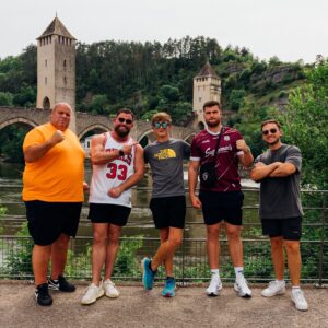 Johnny Fisher Instagram - ITS DONE 🇫🇷 We’ve made it out to see @henryoscarmoores on his epic journey for @tonyhudgellfoundation, walking from Manchester to @obeachibiza 🍾 *MADNESS* Please click the link in his bio and support the cause… #ContentPending