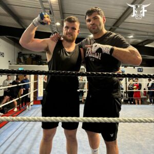 Johnny Fisher Instagram - Training with the best on the road to the top 😮‍💨🥊

#FisherBabic | 06.07.24 | @matchroomboxing