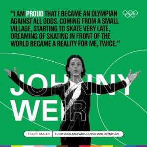 Johnny Weir Instagram - 🌈 "I am proud to be me."⁠
⁠
This #PrideMonth we give platform to Olympians around the world to share what are they most proud of. 

Two-time Olympian Johnny Weir's story is like no other.
