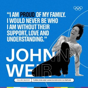 Johnny Weir Instagram - 🌈 "I am proud to be me."⁠
⁠
This #PrideMonth we give platform to Olympians around the world to share what are they most proud of. 

Two-time Olympian Johnny Weir's story is like no other.