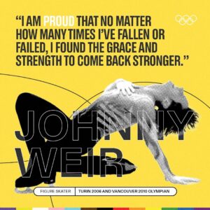 Johnny Weir Instagram - 🌈 "I am proud to be me."⁠
⁠
This #PrideMonth we give platform to Olympians around the world to share what are they most proud of. 

Two-time Olympian Johnny Weir's story is like no other.