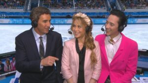 Johnny Weir Instagram - 15.2.2024 It’s the 10 year anniversary of our first Olympics together! I never could have predicted the magical ride the last decade would have taken us on. 

It’s a thrill and an honor every time you invite us into your living rooms and I want to say thank you for allowing us to grow together on your screens. 

Of course, there are the clothes, the hair and the quips, but underneath all of that shiny fun, is a bond and a love that is so deep, it will last a lifetime. It is never work when we get together, it is the sheer joy of doing something I love, with my friends.

Thank you. 🤍

@taralipinski @terrygannon83 @taraandjohnny @andijoyce @nbcolympics 

#olympics #friendship #figureskating #love