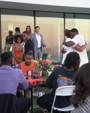 Joivan Wade Instagram - We were at it again last night growing the @plus1network with some amazing humans. My co-founder @lucylorna_x  along with Chef Jared preparing a beautiful meal for our guests accompanied by our @plus1network game to get the dinner party going. 

An amazing evening. Thank you to all who attended and WELCOME! to the Plus One Network. We look forward to the next event! 

👨‍🍳 @uponeonu 
📸 @khulula_timi 

Follow @plus1network for more updates on our next event & how you can get involved. #TheMissingPieceToYourPurpose 
#PlusOneNetwork