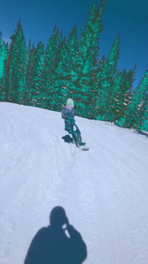 Jolene Blalock Instagram - Me, Snowboarding Copper! Snow is falling again!