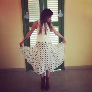 Jolene Blalock Instagram - Standing in front of @shakira #HauteCouture class at #EllisDubois school for girls in Port-au-Prince, #Haiti 