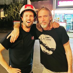 Jon Heder Instagram - Tremors is out tonight! Thailand was amazing, but the best part of making movies is the people you meet and the friends you make. To name a few, thank you @actormichaelgross @langrishecaroline @jackiecruz @cassie.clare1 @donmichaelpaul020 @richbrake for joining me in fighting monsters, eating incredible food, speeding down Thai country roads on bikes, hopping islands, dodging monkeys, visiting tiger temples, climbing thousands of mountain stairs, and discovering hidden beaches. Love them all and hope you love the movie!
#tremorsmovie #tremors7