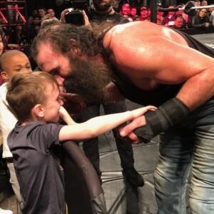Jon Huber Instagram - Axxess photos Larry. 
I spy Khi.

Edit: Last photo of set is after Michinoku Driver to the floor.