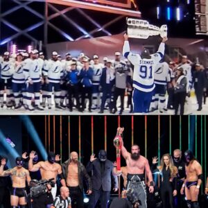 Jon Huber Instagram - Tampa.  City of Champions. 

Congrats @tblightning, Big Coop and Stammer. 

Big boy hockey Larry.