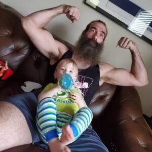 Jon Huber Instagram - Larry,  Baby and Baby Zaddy.