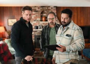 Jon Huertas Instagram - THIS IS a reunion you don’t want to miss! @JonHuertas and @JustinHartley back on set together. Watch an all-NEW episode of #Tracker directed by Jon Huertas this Sunday on @cbstv.
