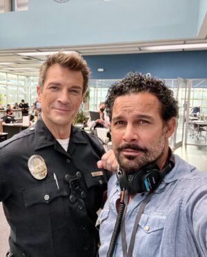 Jon Huertas Instagram - Tonight on @therookieabc there’s a new #Rookie in town … nope, not on screen, but behind it.  I had the honor and pleasure of #directing my first episode of this show and was #fortunate to have worked with an amazing writer, cast, crew and producers! If you can, tune in at  10PM PT/ET on @abcnetwork to see just how lucky I was… #cop #show