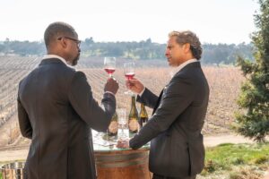Jon Huertas Instagram - Either Sterling and I are a couple of diverse hires for the new #jamesbond movie or there’s a wedding happening tonight on @nbcthisisus!  Check it out at 8/9c #wine #toast to the #end of an #era