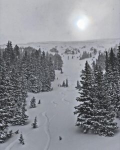 Jon Krakauer Instagram - This morning I celebrated my 65th birthday (24 hours early) by splitboarding on the Continental Divide with Geoff Friefeld. The screaming gale and subzero wind-chill on the summit were challenging, but the ride down was bliss. My apologies for the shaky video of the descent, but I shot it with a handheld iPhone while trying to keep pace with Geoff on my snowboard. The light in the high country today (swipe to see second image) was dream-like. I’m still floating from the experience.