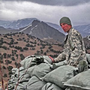Jon Krakauer Instagram - Captain Dennis Knowles stacking sandbags above Forward Operating Base Tillman in February 2007 on an Afghanistan mountaintop overlooking the Pakistan Border. Faintly visible in the background above Knowles’ hand is the “Gray Castle,” a Pakistani Army base from which the Taliban launched numerous attacks on FOB Tillman—despite the fact that Pakistan is an American ally that had received billions of dollars of American aid. I shot this photo while researching my book about Pat Tillman, who was killed by friendly fire a few miles from here in 2004. During the 5 months I was embedded with combat troops in Afghanistan, I developed huge respect and admiration for veterans like Tillman and Knowles as I came to understand the immense sacrifices they make whenever our political leaders send American troops into battle. Thank you veterans!  Hit the link in my profile for more about Tillman.