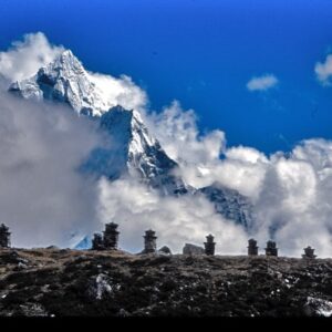 Jon Krakauer Instagram - This photo of the summit ridge on Everest was shot by Nimsdai on May 22, 2019. Every year when May arrives and swarms of guided climbers queue-up like this to ascend the mountain, it triggers painful memories of my own guided ascent 28 years ago. 
 
2nd shot: On May 10, 1996, as I descended from the top of Everest, I took this photo from the crest of the Hillary Step looking down at the South Summit. (This is the same part of the summit ridge shown in Nimsdai’s photo but viewed from above instead of below.) Although I saw the cumulonimbus clouds boiling upward as they engulfed the nearby summit of Lhotse, my hypoxic brain failed to recognize that a storm was headed our way. It swept over Everest with horrific force, leading to the deaths of my guides Rob Hall and Andy Harris and my teammates Doug Hansen and Yasuko Namba. Rob’s body was found at the South Summit. Doug’s ice axe was found on the narrow ridge of snow imprinted with boot tracks in my photo. Andy’s axe was found near Rob. The bodies of Doug and Andy were never located. Yasuko’s body was recovered on the South Col where she succumbed to the storm.
 
3rd shot: Our team at Basecamp before the calamity. 
 
4th and 5th shots: A stone chorten for Yasuko, Rob, Andy, and Doug we built under the guidance of my good friend Chhongba-Dai when I returned to Everest in 1998 with Andy’s parents, Doug’s sister, and my wife to hold an intimate memorial service. 
 
6th shot: The trail to Everest Basecamp crosses a hillside studded with dozens of chortens. The majority of them memorialize Sherpas killed on Everest—a sad reminder that Sherpas do all the heavy lifting, are exposed to the greatest danger, and play an utterly crucial role on every guided Everest expedition. 125 Sherpas have been killed while working on the mountain. 
 
When “Into Thin Air” was published in 1997, I thought my book would deter novice climbers from attempting Everest but it had the opposite effect instead. The alarming, increasingly common queues like the one in the first photo are therefore partly my fault. Hit the link in my bio for more about the 1996 disaster.