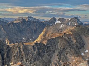Jon Krakauer Instagram - Gazing down the spine of the Indian Peaks Wilderness from 13k at sunrise this morning, I was reminded why September is my favorite month. It has a lot to do with the intoxicating light.