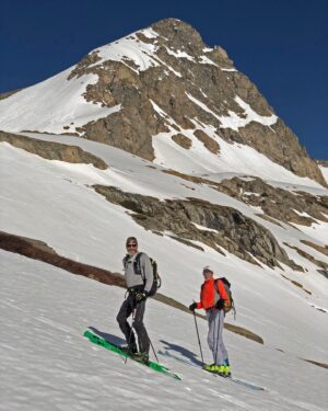 Jon Krakauer Instagram - The deep snowpack in Colorado this summer means that many roads into the high country are still inaccessible to cars, but that’s not a problem if you’re willing to get creative.

Photo 1: @Charley.Mace enjoying the absence of traffic this morning.

Photo 2: Charley and Bill Briggs skinning towards our objective—the lovely peak above their heads.

Photo 3: Objective reached, 12,933 feet above sea level in the Indian Peaks Wilderness.

Photo 4: Dropping in. (Photo by Charley)